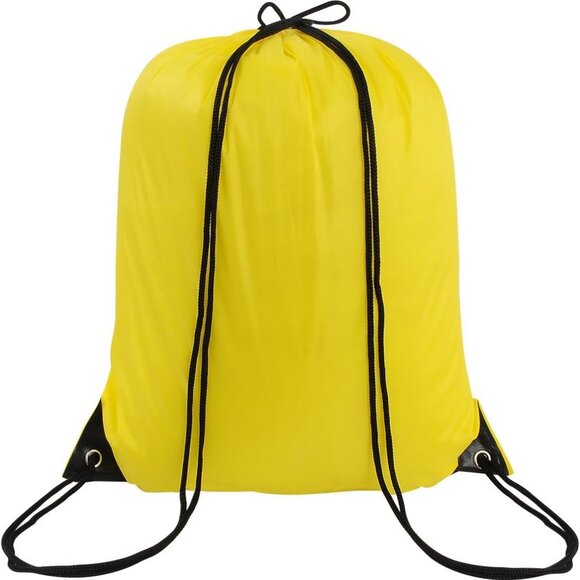 Drawstring Backpack Bags Sack Pack Cinch Tote Sport Storage Polyester Bag - Picture 1 of 7